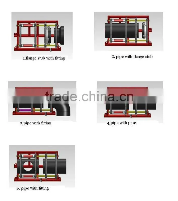 SHD630 Hdpe Pipes Thermofusion Machine