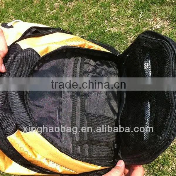 New! sport bag for students made logo charger backpack solar bag