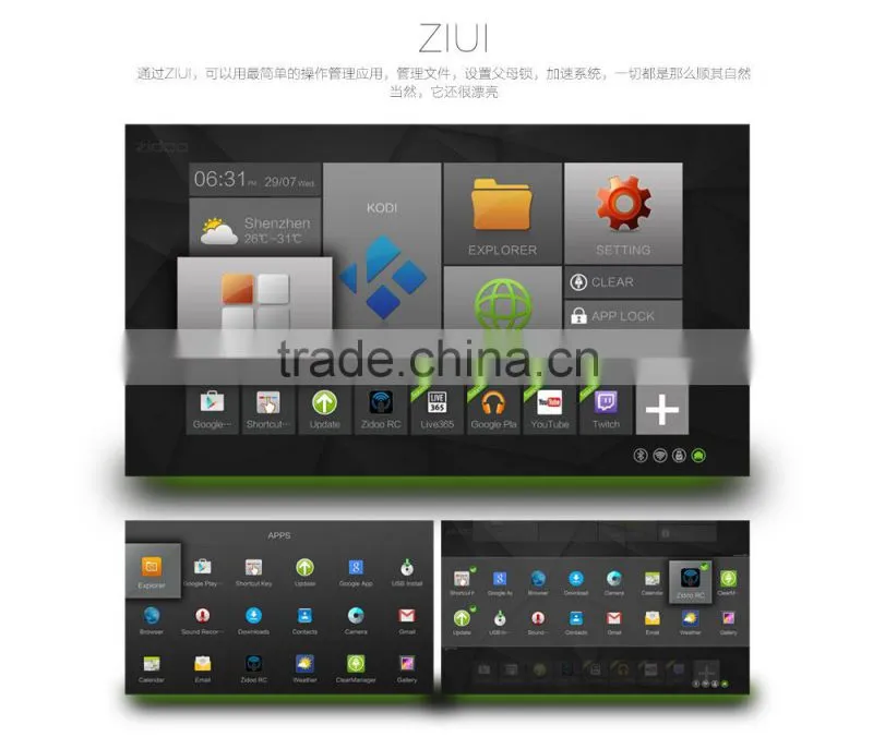 Zidoo X6 Pro RK3368 Android 5.1 2G/16G Wifi Bluetooth 3D Octa Core tv android box OTA Miracast Airplay 2.0 4K*2K H.265
