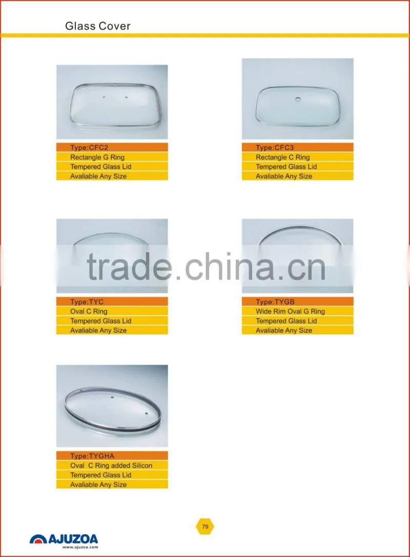 Cookware Glass Cover/Lid,PTBYB-CFC2