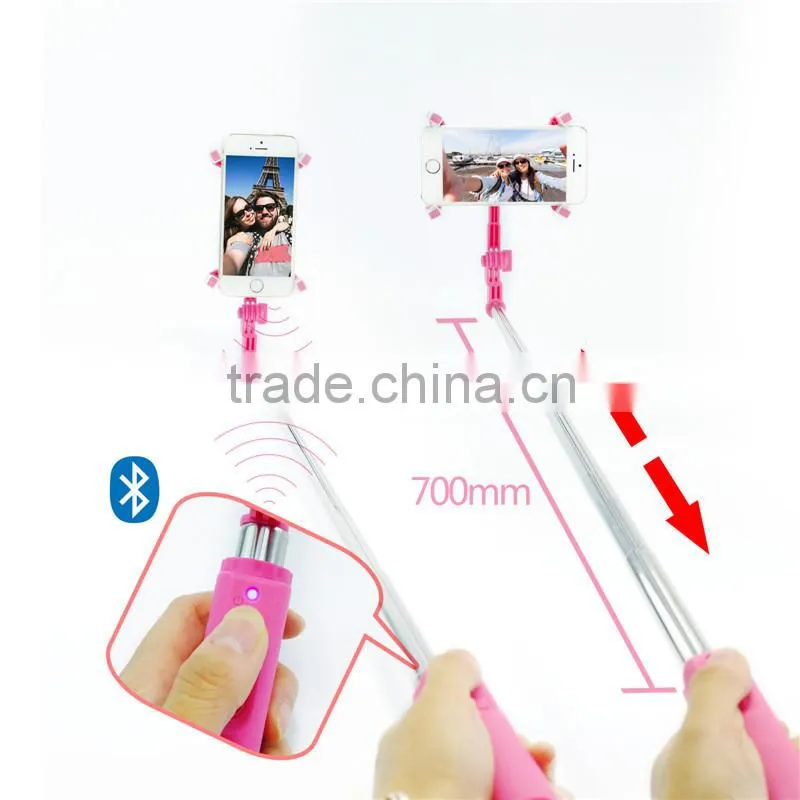 Mobile Phone Selfie Stick Monopod Handheld Monopod mini portable bluetooth Selfie-Stick