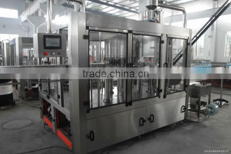 Automatic aseptic glass bottle washing filling capping machine