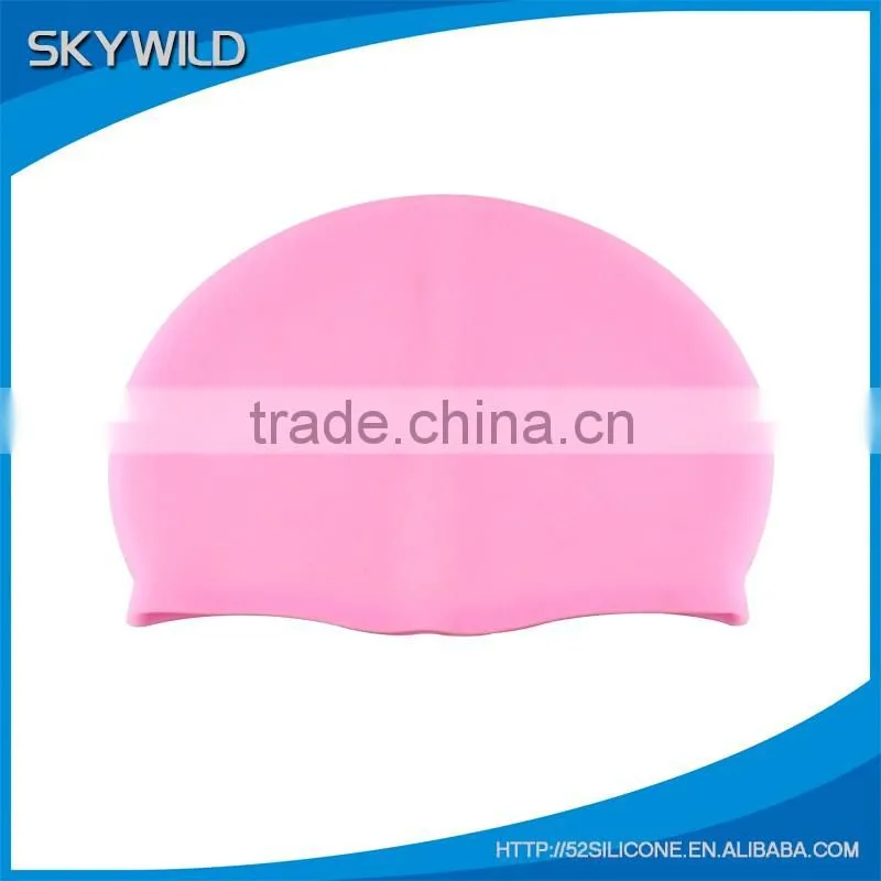 2016 Waterproof Custom LOGO Silicone Swim Cap