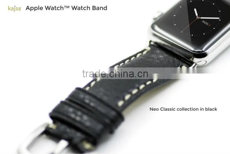 Original kajsa Neo Classic Collection Genuine Leather Watch Band Wrist Strap For 42MM Apple Watch MT-3967
