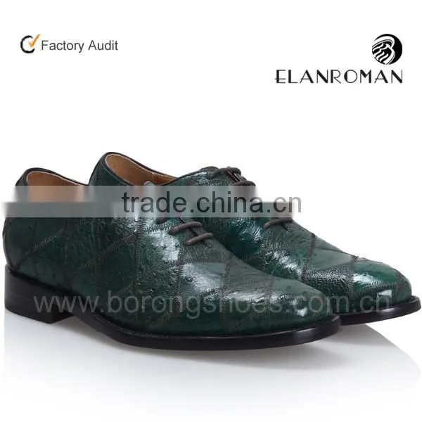 Goodyear welted shoes handmade shoe with leather sole