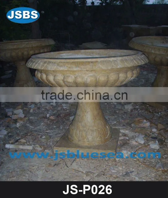 Antique marble planter