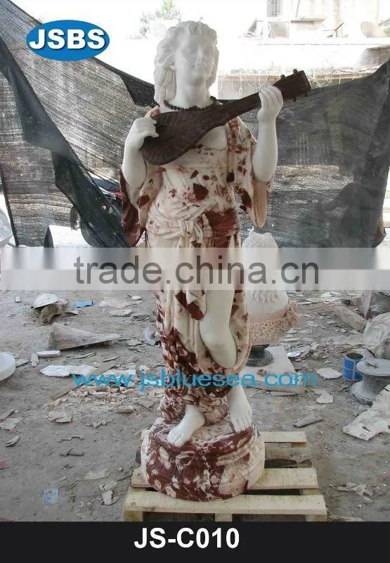 Marble child statue