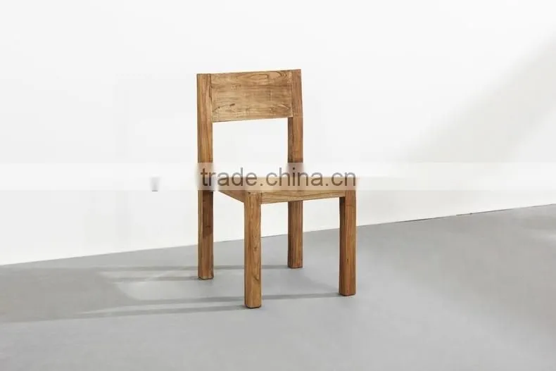 Chinese antique reclaimed solid wood dining chair