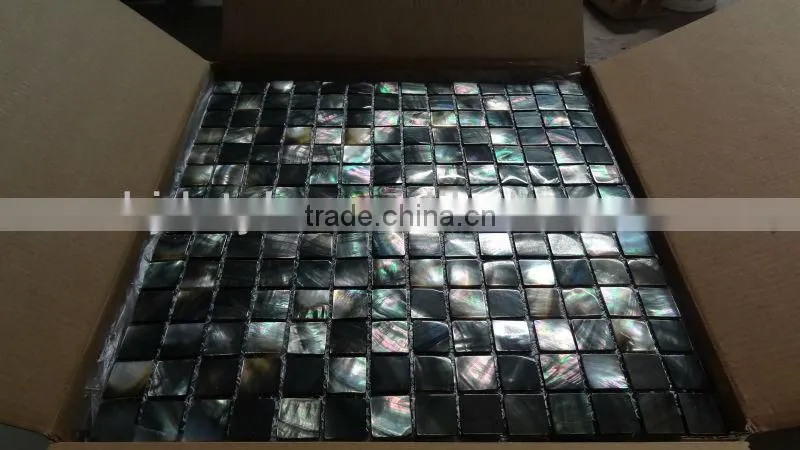 elegant black lip shell mother of pearl mosaic