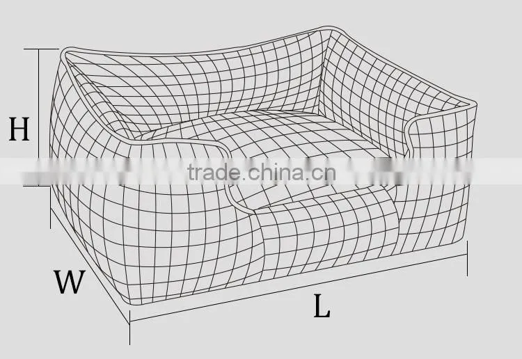Red soft and warm pet dog bed with high quality and reasonable price