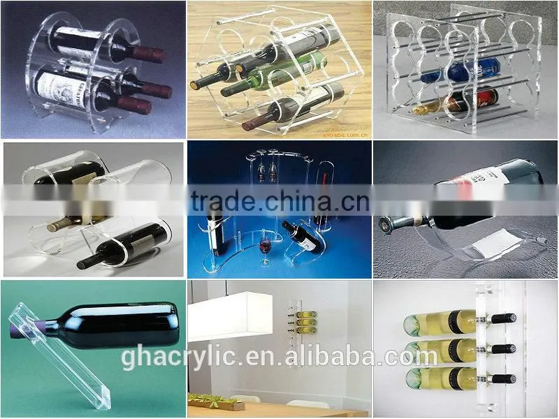 GH-RZ596 acrylic magazine rack, acrylic slat wall magazine rack ,customized acrylic magazine display rack