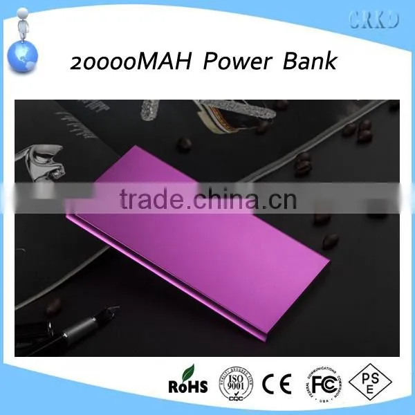 Fashionable aluminium alloy 8000mah power bank