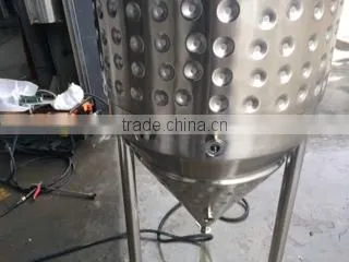 50L Conical Jacketed Fermenter with dimple jacket