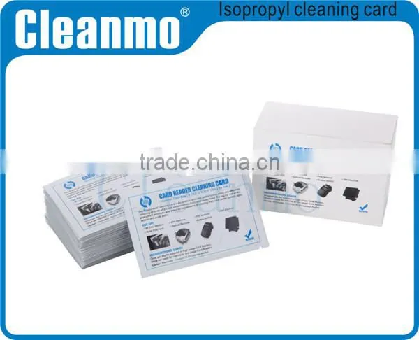 Card Reader Cleaning card with isopropyl alcohol CR80