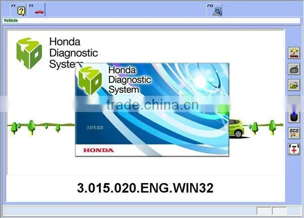 Latest version For honda HDS HIM V3.016.026 Diagnostic Tool For Honda hds tester with cables with best price