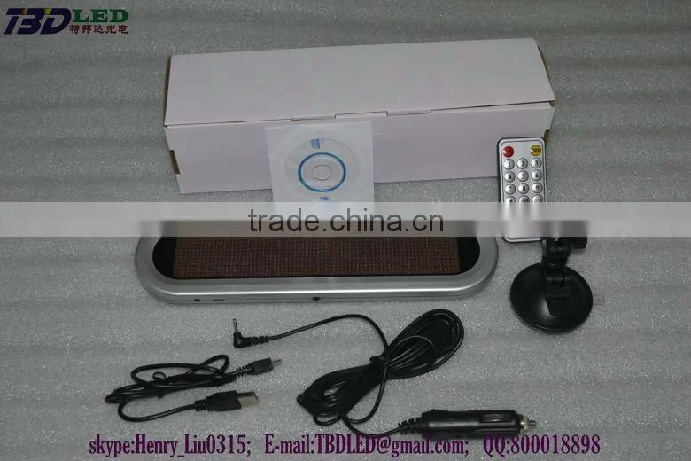 white mini led display for car used
