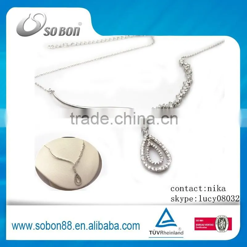 Made in China 925 silver pendant necklace , hot sale 925 sterling silver necklace