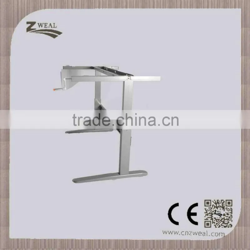 multifunctional hand crank height adjustable table legs mechanism