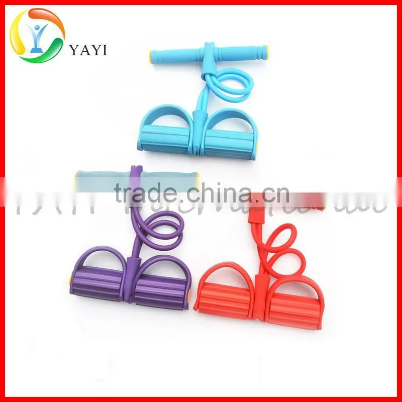 Body Building Expander Latex Tube Foot Elastic Pull Rope