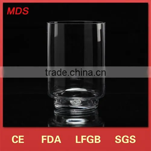 Mouth blown custom dessert crystal wine glasses factory china