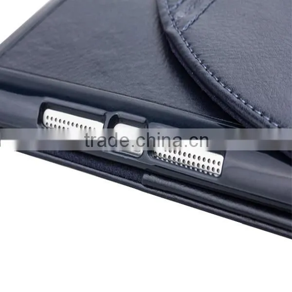 360 degree rotating leather case cover for iPad Mini/Mini 2