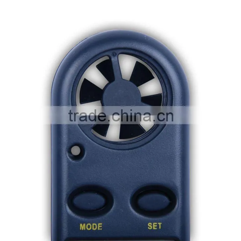 Thermometer Velocity Flow Meter Bar Graph C / F Air Wind Speed Anemometer