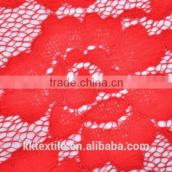 New arrival China supplier 60% cotton 40% chinlon guipure lace fabric