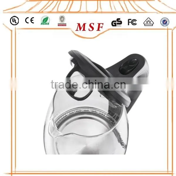 Commerical 1.7L Glass Water Kettle Electric Glass Kettle