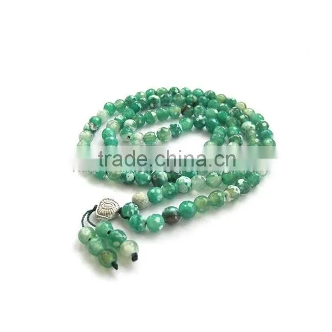 Catholic rosary prayer glass beads natural sandalwood prayer japa mala yellow amber bracelet