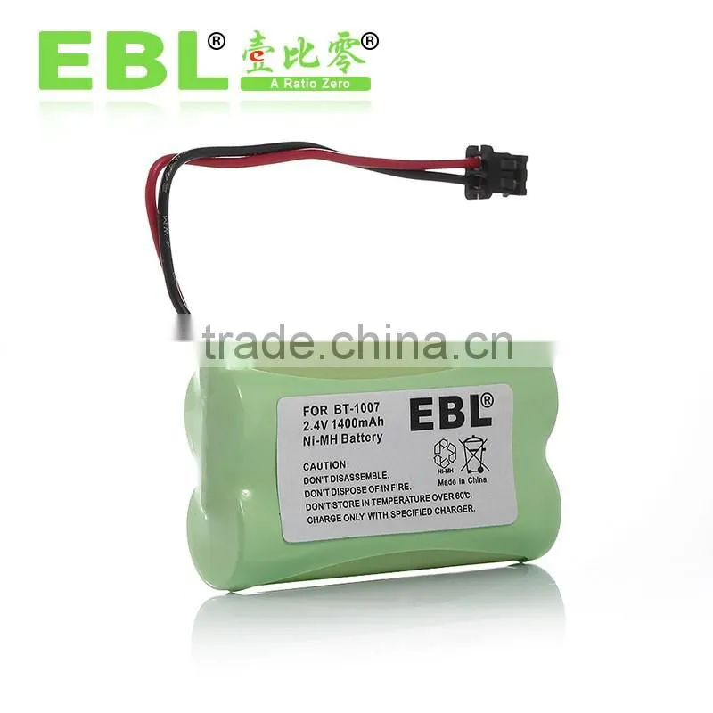 AA*2 2.4V 1400MAH NI-MH cordless phone rechargeable battery FOR BT-1007