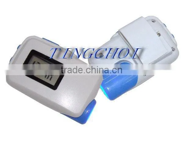 FAT monitor pedometer with digital alarm clock