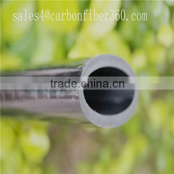 36mm Diameter Twill Glossy Laminated Carbon Fiber Oval Tube, Strong CFR Tubes