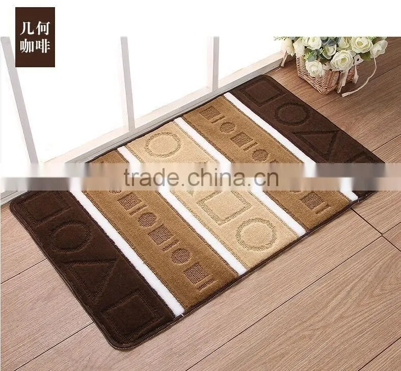 Hot selling in Russia anti-slip polypropylene fiber floor mat