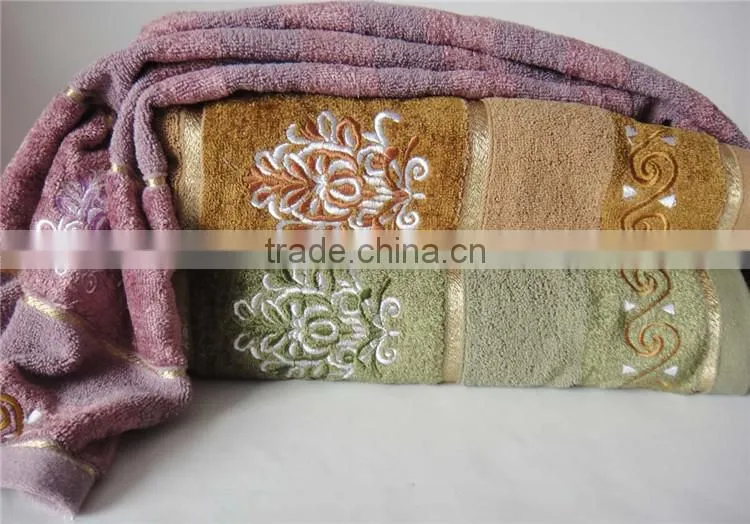 promotional gift 100% cotton 5 star 21s hotel beach towels set SD-823-2