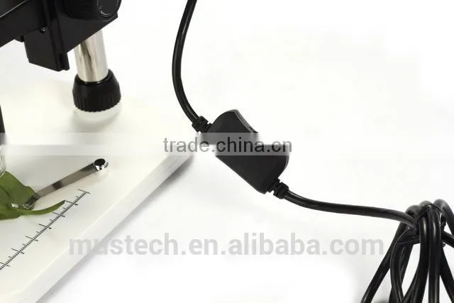 5MP 300X Portable USB Digital Microscope with measurement function compatible with Windows 10 and Mac