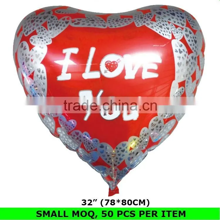 Wholesale LOVE Red Heart Shaped Balloons