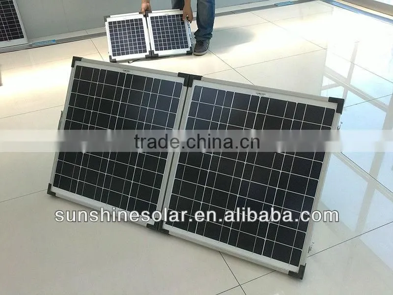 100w portable folding solar panel/folding kit outdoor