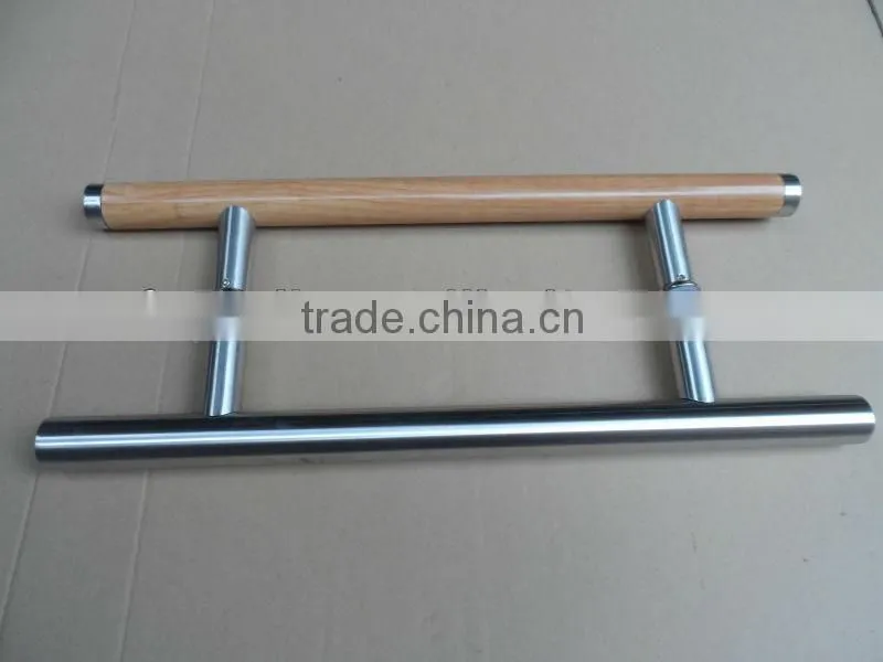 elegant China building hardware glass door handle made by stainless steel