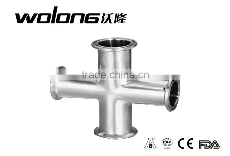 Stainless Steel 4-Way Cross Pipe Fitting Favorable Price