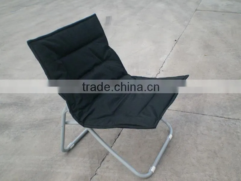 Portable Folding Leisure Chair With Cotton Padded