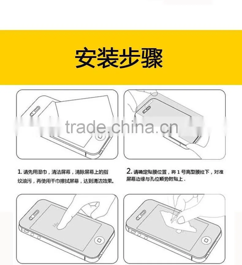 Hot Selling Custom Tempered Glass Clear Screen Protector For Moto X Play