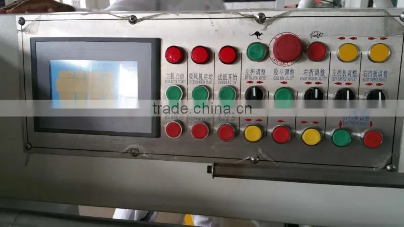 High speed Corrugated carton box folder gluer machine