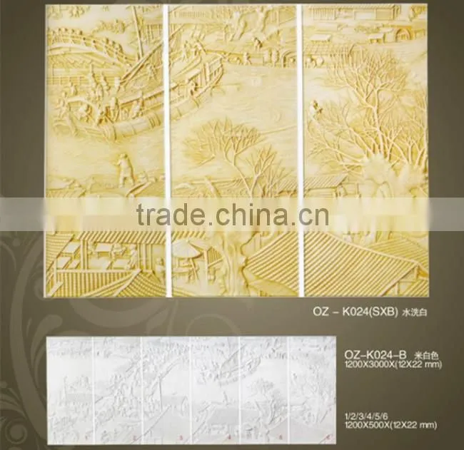 Wall panel decoration tv,3d tv background wall decoration