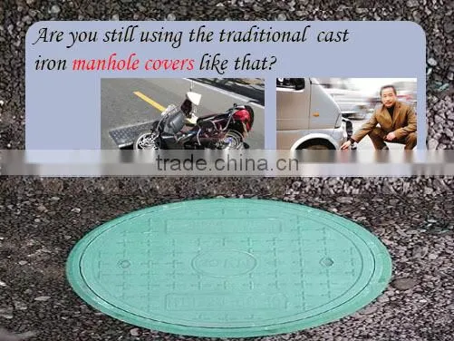 Newest hot sell decorative lockable smc manhole cover