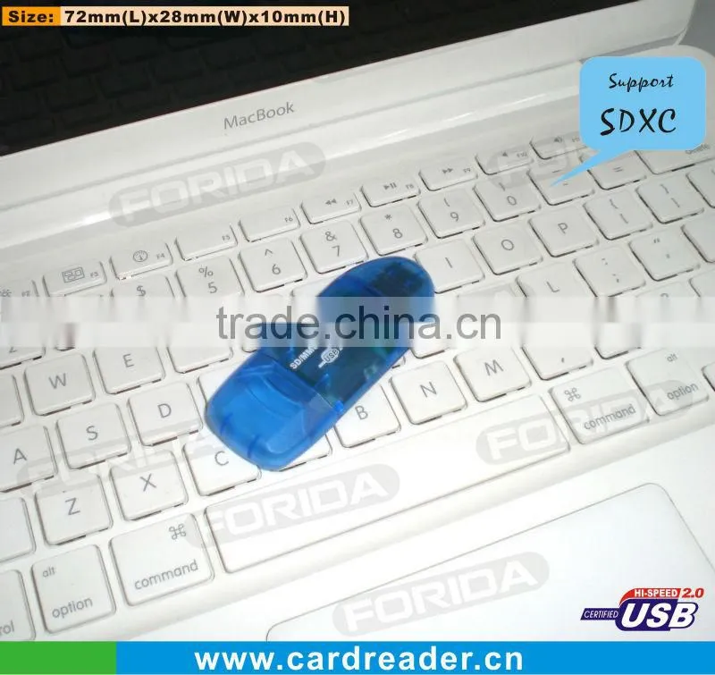 Mini sigle usb card reader usb2.0 card reader