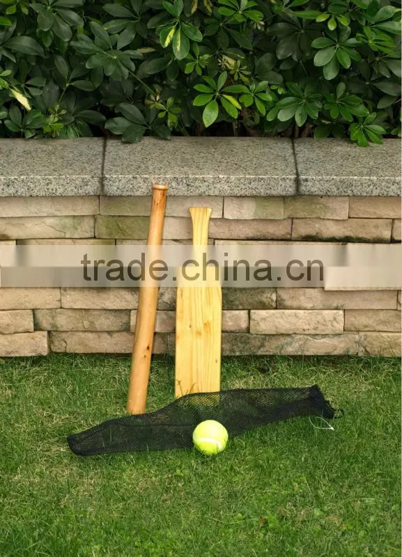 OUTDOOR WOODEN GARDEN CRICKET SET GAME