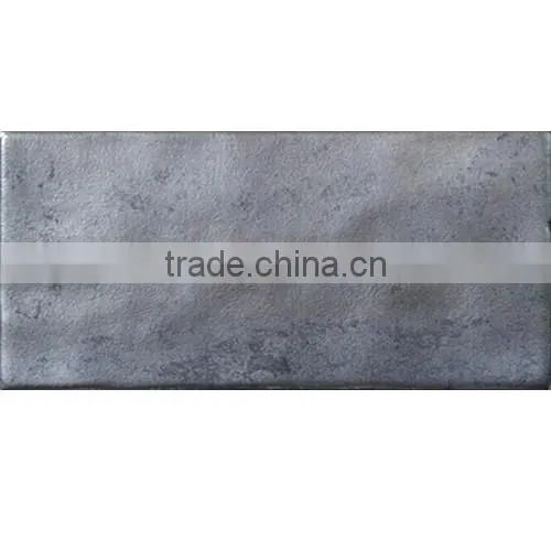 EMBOSS 100*200mm rustic metal ceramic kitchen tile porcelain floor tile