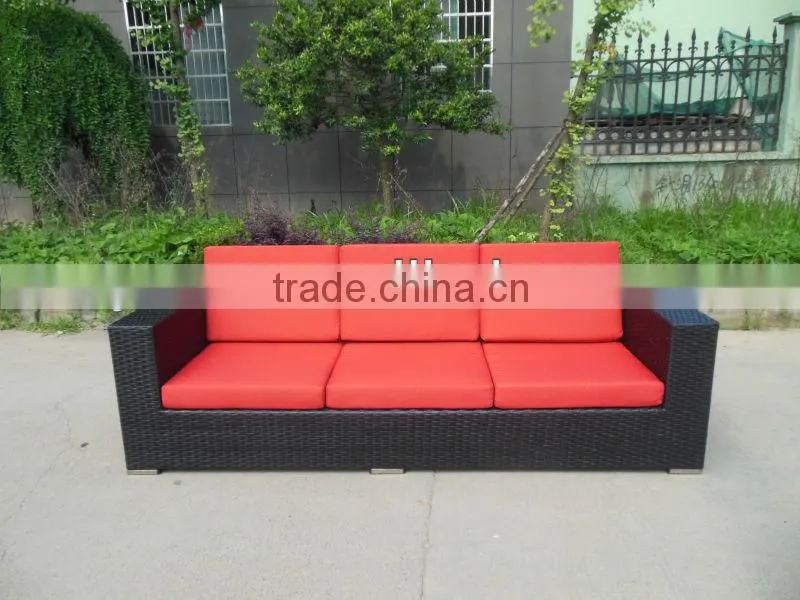 2015 NEW RATTAN FURNITURE GARDEN 3 SEATER SOFA