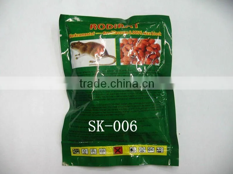 2012 hot sale 100g raticide and rat poison