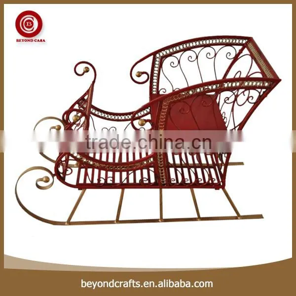 Reliable quality christmas iron decorative sleigh